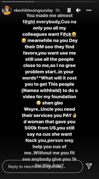 Nkechi Blessing gives reasons why marriage crashed, says hubby was a beggar