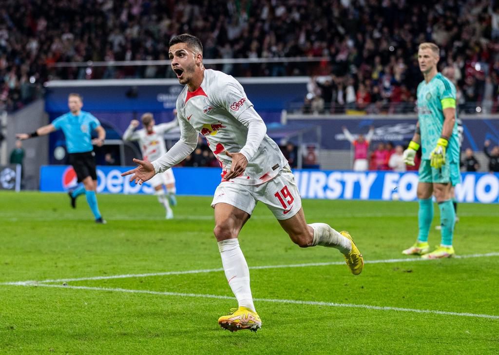 Andre Silva was the star of the show at the Red Bull Arena