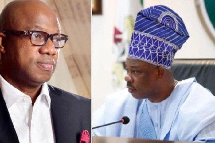 Governor Dapo Abiodun of Ogun State and his predecessor, Senator Ibikunle Amosun (Vanguard)