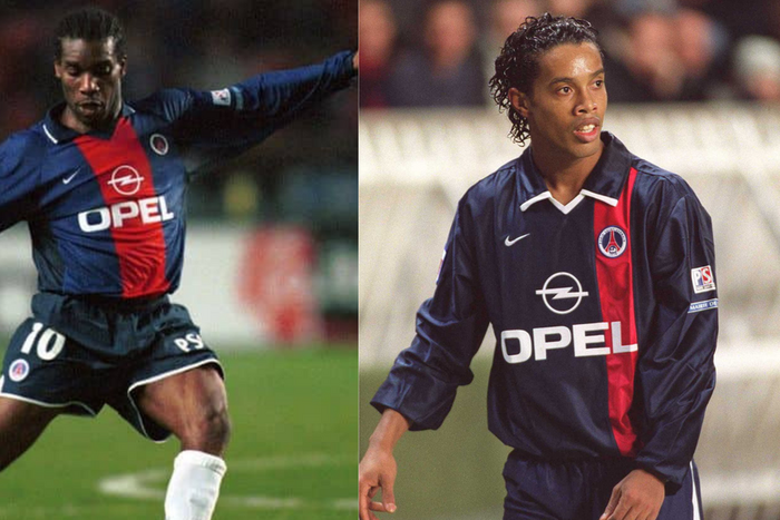 Ronaldinho and Okocha were teammates at PSG