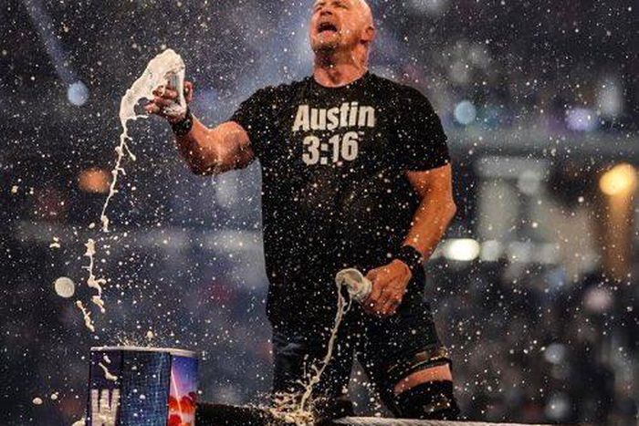'Stone Cold' Steve Austin made a memorable return to the WWE at Wrestlemania 38