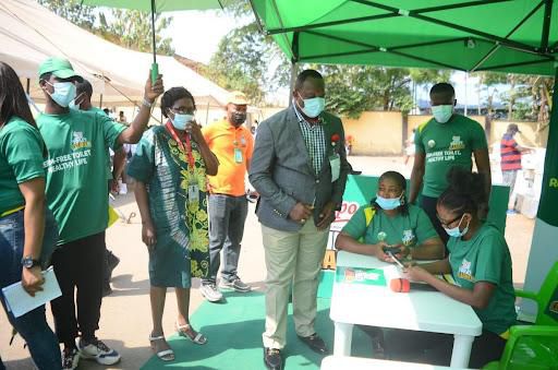 Hypo toilet cleaner launches toilet rescue volunteer campaign at lagos NYSC