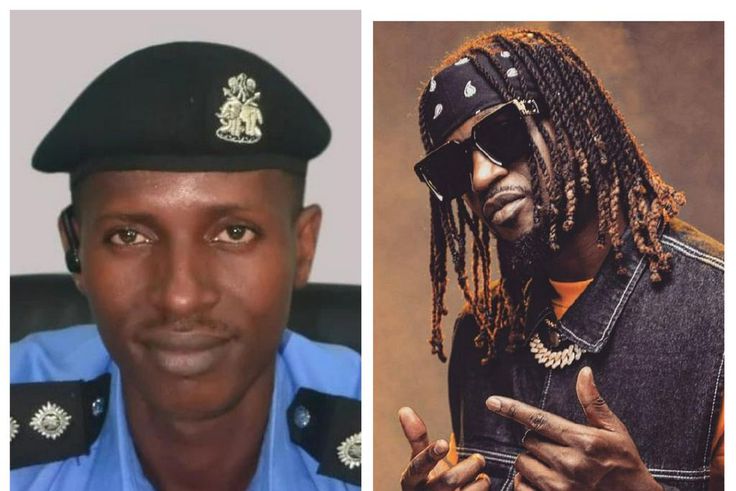 Delta state police spokesperson Edafe Bright and Nigerian music star Paul Okoye [Instagram/BrightEdafe] [Instagram/KingRudy]