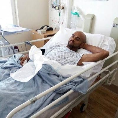 Leo Mezie receiving treatment in London