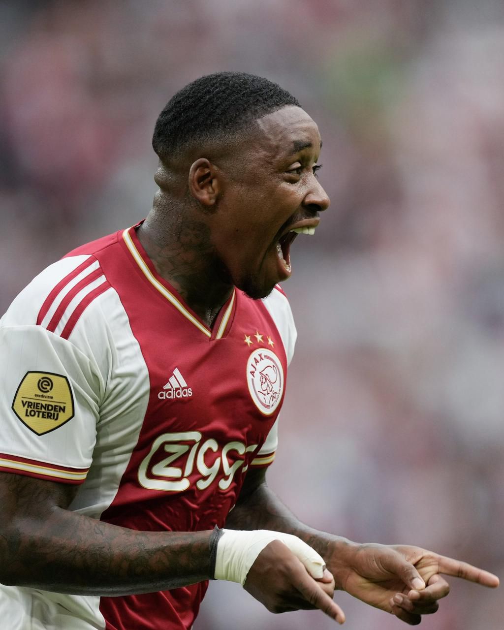 The hat-trick hero, Steve Bergwijn.