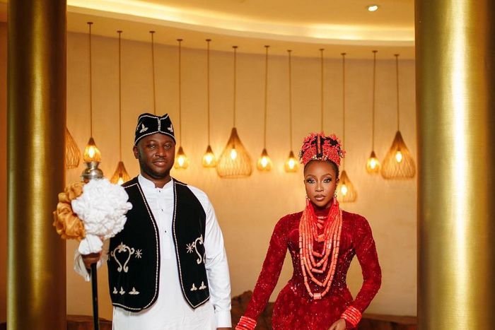 Abasi Ene-Obong and his wife Ini Dima Okojie [Instagram/IniDimaOkojie]