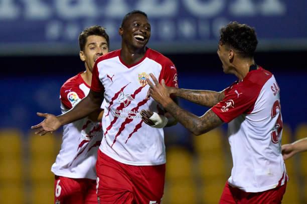 Umar Sadiq finshed the season as Almeria's best player