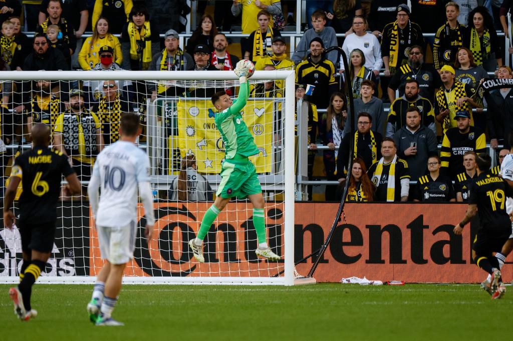 Chicago Fire goalkeeper Gabriel Slonina is one of the best young shot-stoppers in the MLS