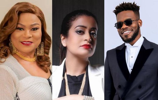 Sola Sobowale and Broda Shaggi will star in the film set to be shot in India [Instagram/@solasobowale @brodashaggi @hamishadaryaniahuja ]
