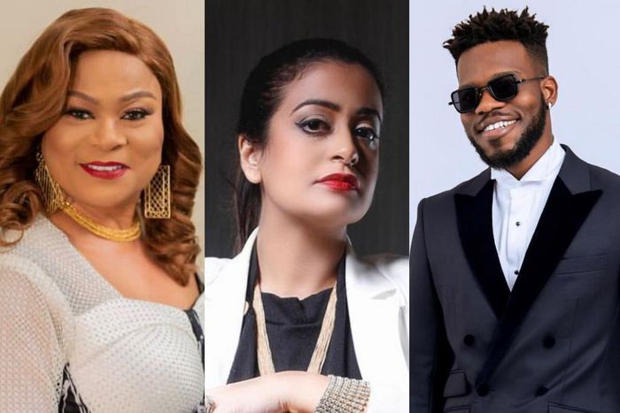 Sola Sobowale and Broda Shaggi will star in the film set to be shot in India [Instagram/@solasobowale @brodashaggi @hamishadaryaniahuja ]