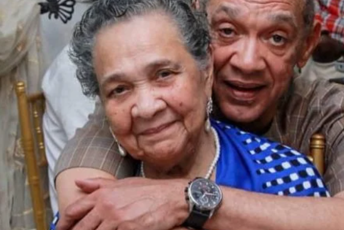 Ben Murray-Bruce and his mom, Madam Margaret Murray-Bruce.
