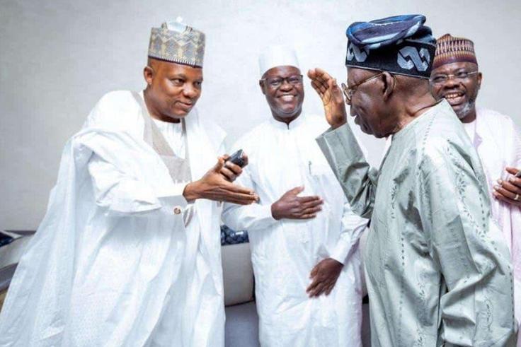 President-elect, Bola Ahmed Tinubu, and his vice, Kashim Shettima. [Twitter/@Arewa_Source]