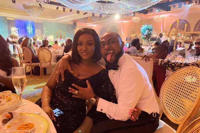 Davido and his fiancee, Chioma Avril Rowland [Instagram/TheChefChi]