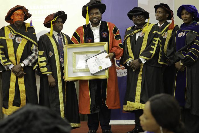 Kingsley Okonkwo conferred with a Doctor of Philosophy(PhD) in Transformational Leadership