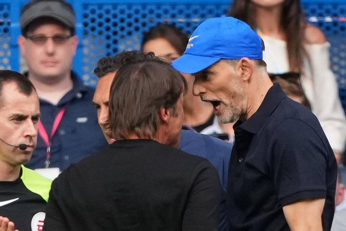 Conte and Tuchel clash at full-time in the London derby