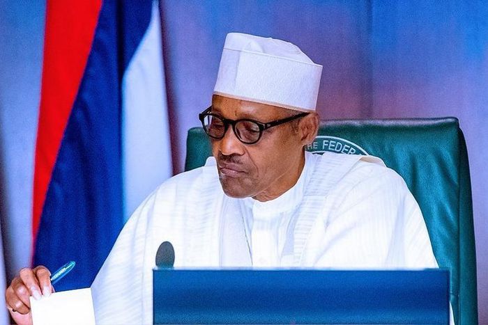 President Muhammadu Buhari. [Twitter/@BashirAhamaad]