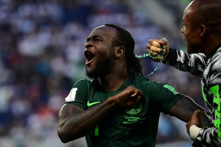 Victor Moses represented Nigeria at the 2018 World Cup