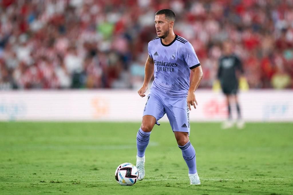 Eden Hazard was impressive for Real Madrid in their comeback win over Almeria on Sunday night