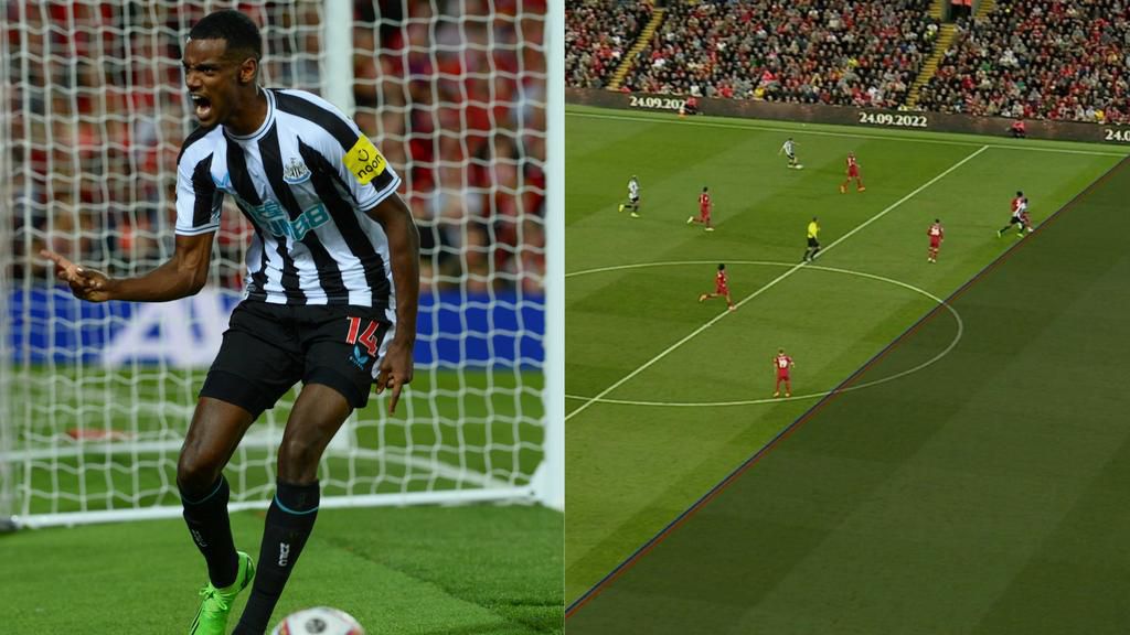 Reactions to Isak's VAR disallowed goal for Newcastle United against Liverpool