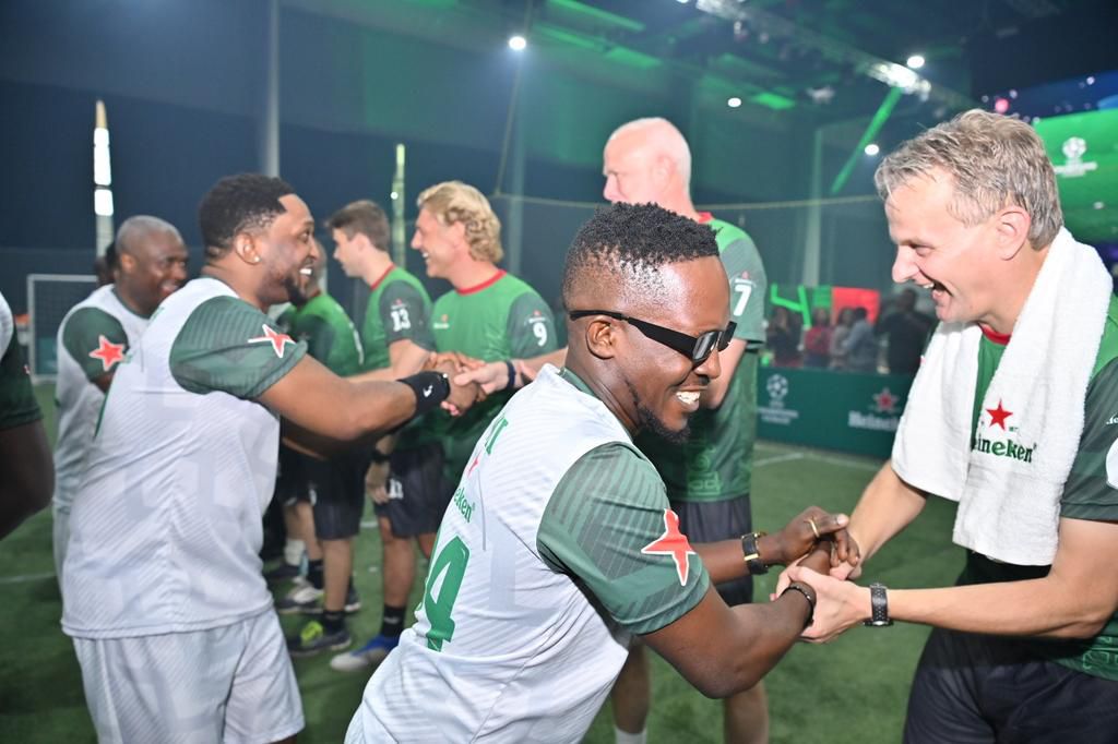 Seedorf, Okocha and Davido feature in the Heineken Novelty Face-Off
