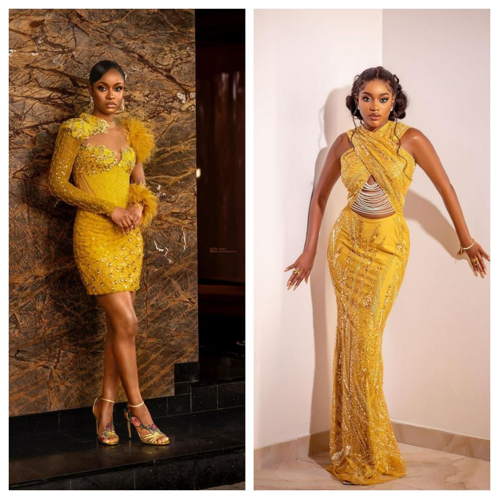 Both on yellow gowns [Instagram]