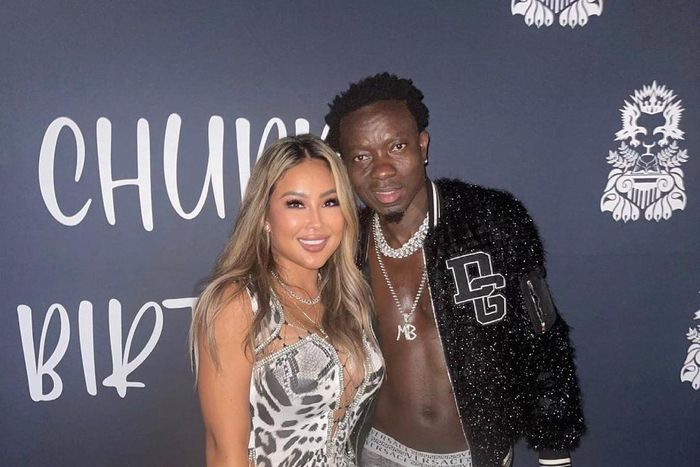 Comedian Michael Blackson and his girlfriend Rada [Instagram/MichaelBlackson]