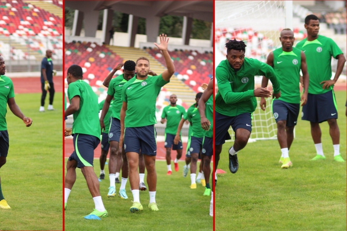 Super Eagles in training ahead of Algeria friendly
