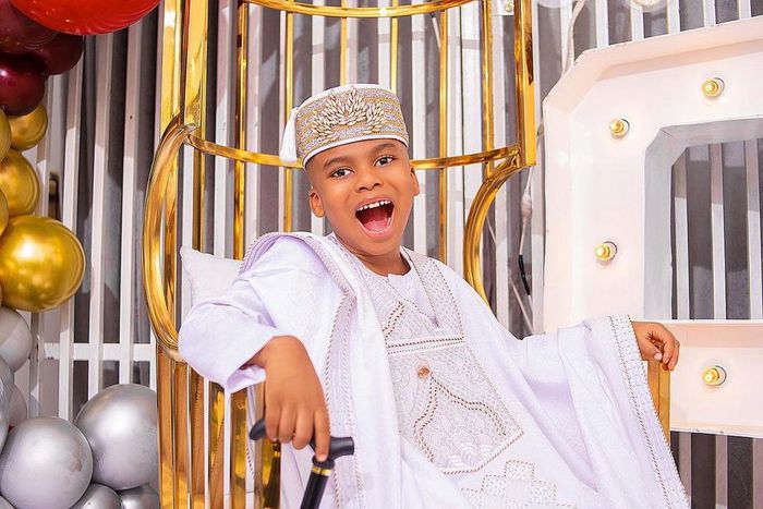 Nollywood actress Tonto Dikeh's son King Andre [Instagram/TontoDikeh]