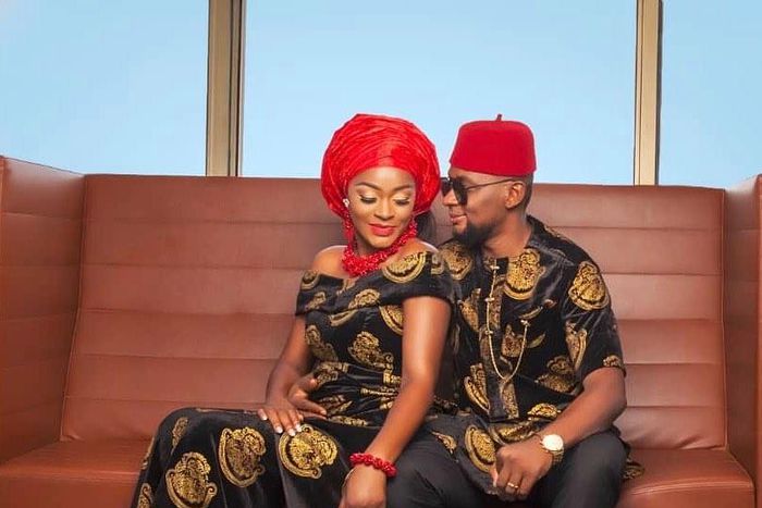 Chacha Eke and her hubby, Austin Faani [Instagram/ChachaEkeFaani]