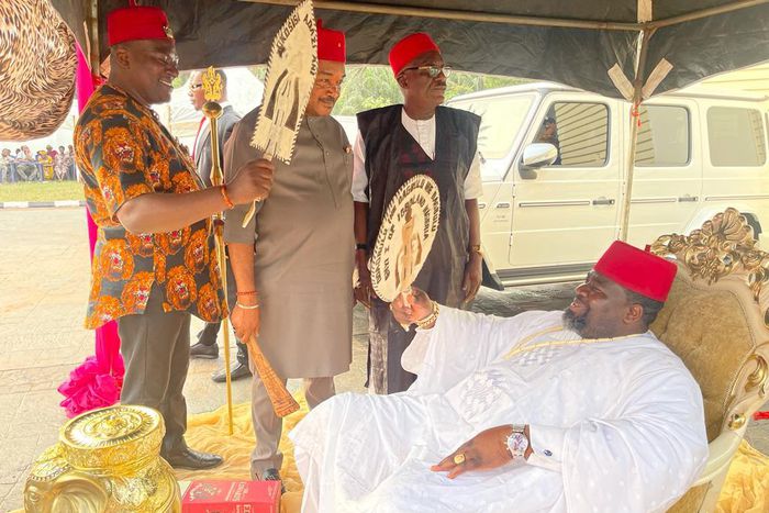 Billionaire businessman, chief Emeka Agba celebrates anniversary of chieftaincy title in Anambra state