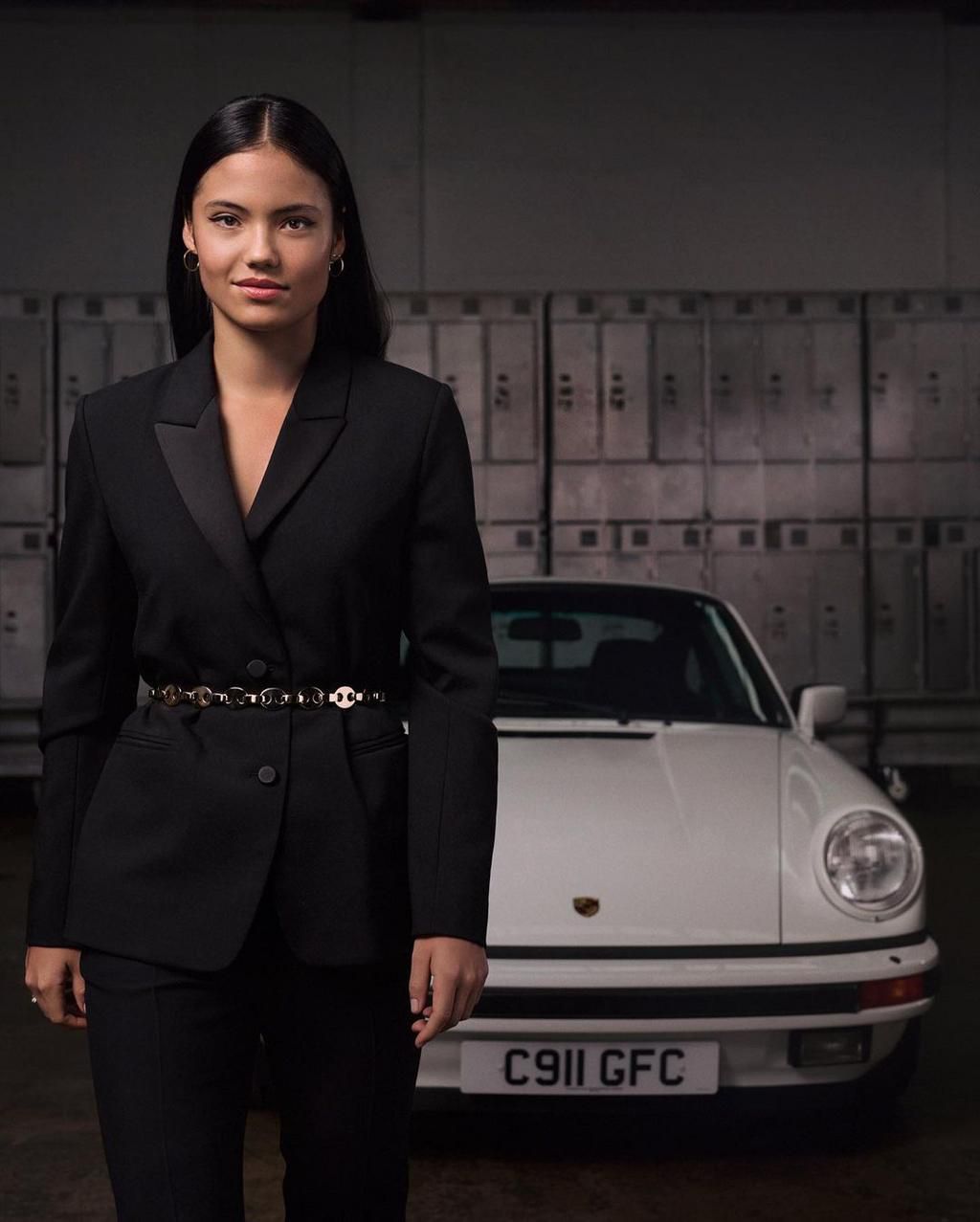 Raducanu was recently announced as an ambassador for Sports car brand Porsche