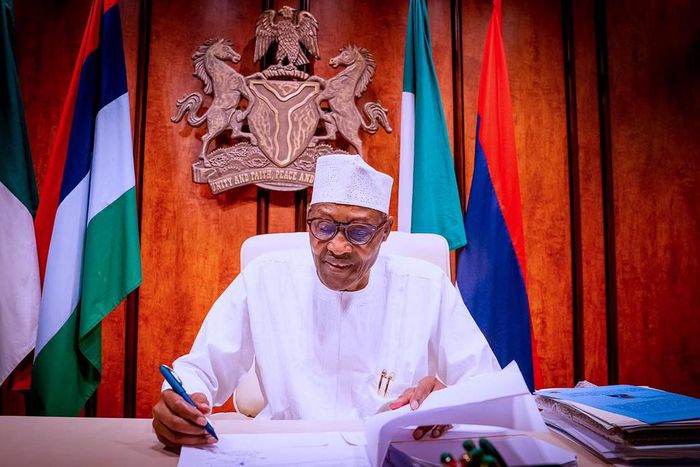 President Buhari signs PIB into law on August 16, 2021 (Femi Adesina)
