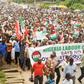 A protest organised by Nigeria Labour Congress. (TheNation)