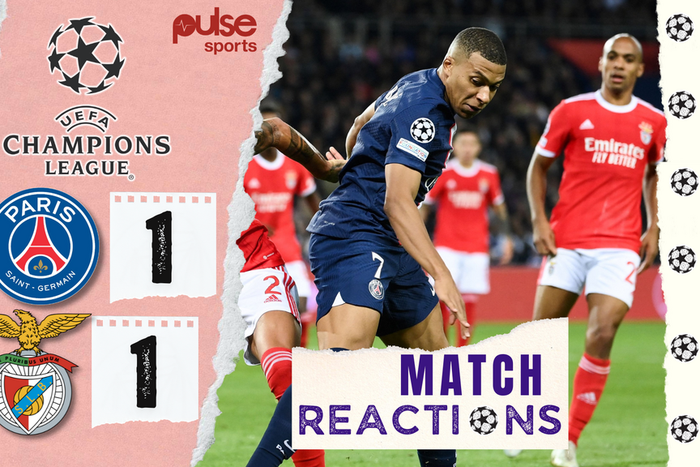 PSG drew 1-1 with Benfica on Tuesday night in the Champions League