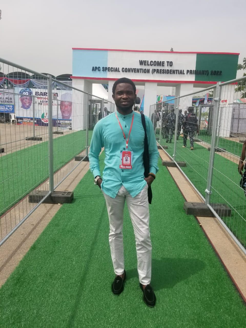 Pulse Nigeria's correspondent, Bayo Wahab gets accredited