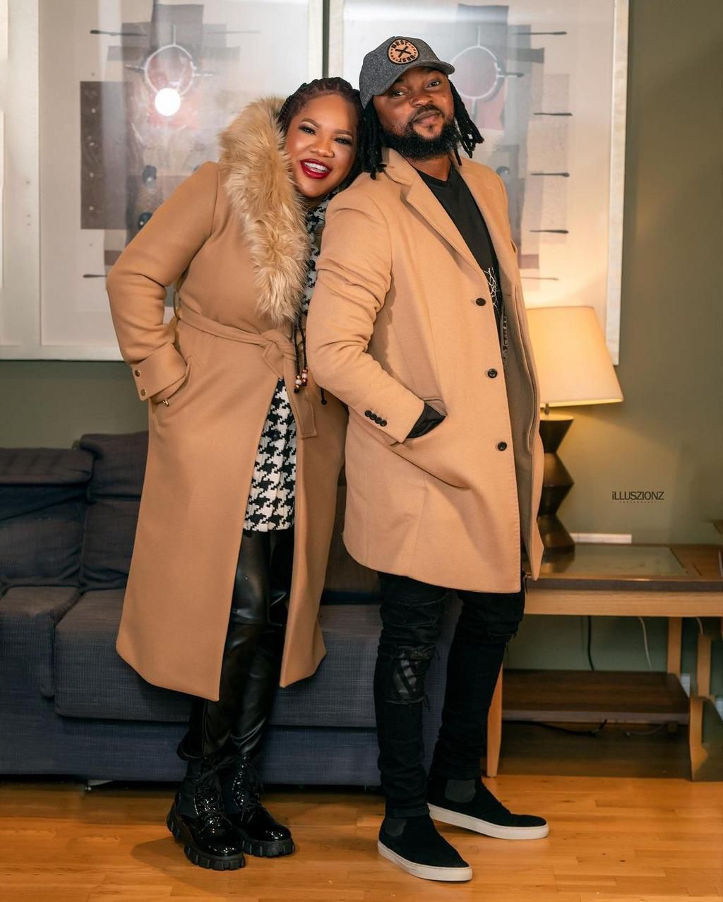 Nigerian actress Toyin Abraham and her husband, Kolawole Ajeyemi [Instagram/ToyinAbraham]