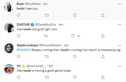 Reactions to Iwobi, Osimhen as Super Eagles of Nigeria beat Sierra Leone in Abuja