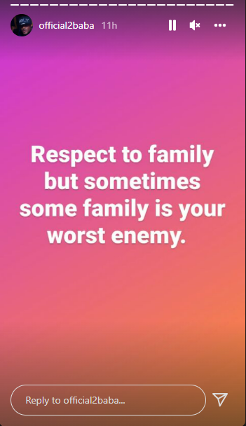 2Face Idibia reacts to wife's brother's allegation