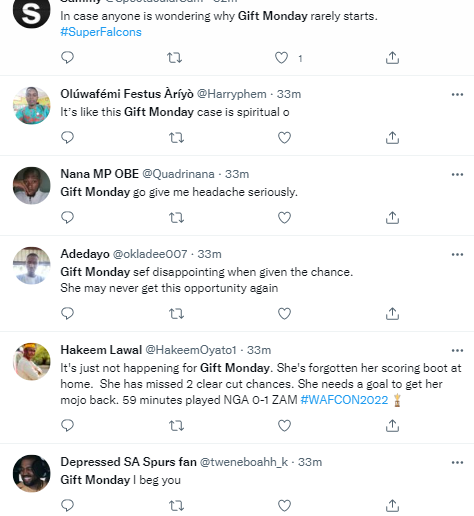 Super Falcons lose 0-1 to Zambia, Reactions as Nigerians want Waldrum sacked blame Gift Monday