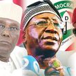 PDP Chieftains, Nyesome Wike, Atiku Abubakar and Iyorchia Ayu  (TheNATION)