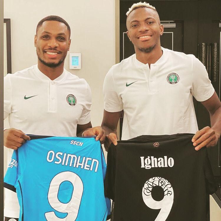 Victor Osimhen and Odion Ighalo