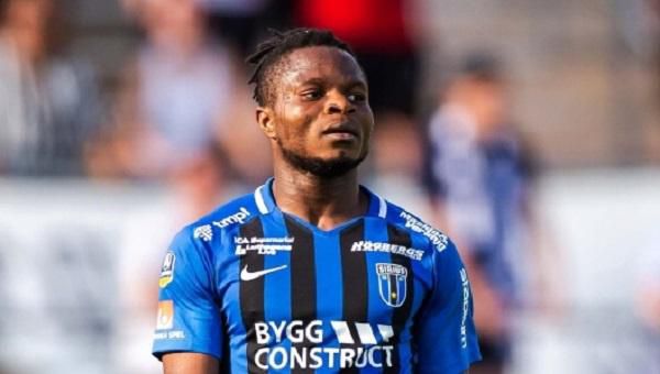 Henry Offia is in good form for Trelleborgs