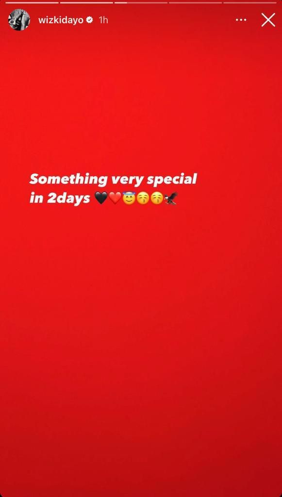 Wizkid Instagram Wednesday, 7th September 2022