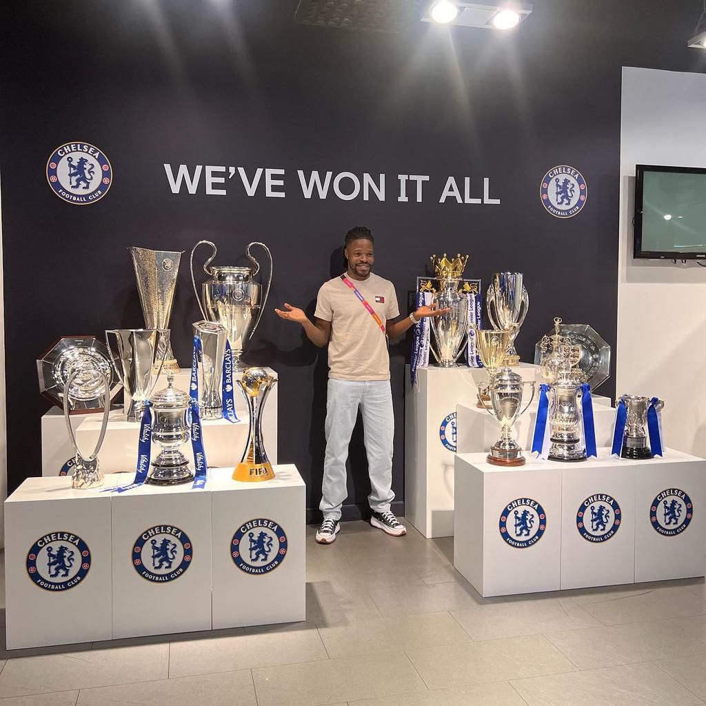 Chelsea celebrate Nigerian Table Tennis star Olajide Omotayo [Photos]