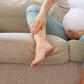 Pregnant woman with swollen feet