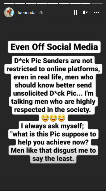 BBNaija's Ifuennada threatens to share photos of men sending her d*ck photos