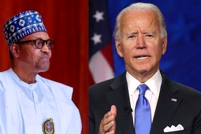 President Muhammadu Buhari of Nigeria and President Joe Biden of the United States of America (Premium Times)