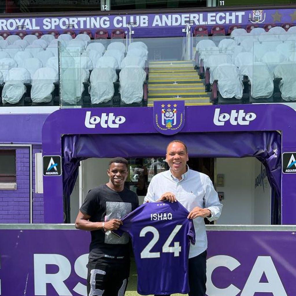 Ishaq Abdulrazak joins Anderlecht on a four-year deal