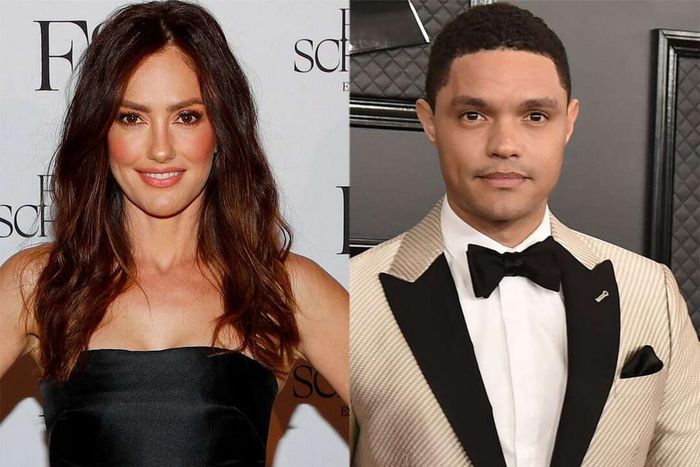 Minka Kelly and Trevor Noah [EOnline]