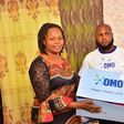 OMO celebrates a mother during the Mother's Day celebration in Abuja